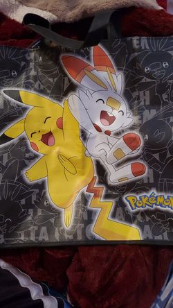 Pokemon Scorbunny and Pikachu tote Bag