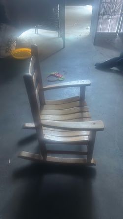 Wooden Children's Rocking Chair