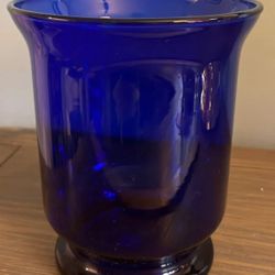 Cobalt Blue Candle Holder