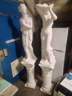Estatuas de yeso