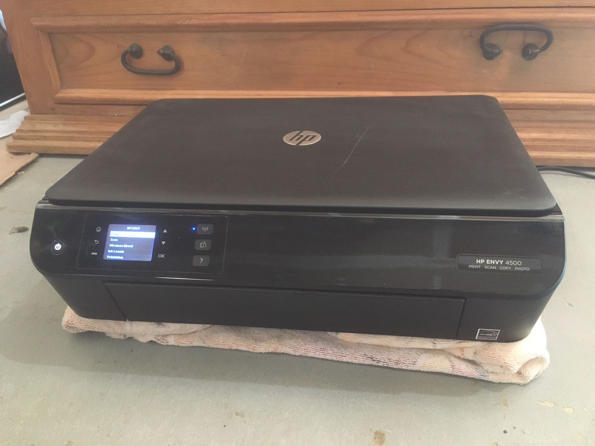 HP envy 4500 printer scanner fax