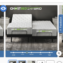 Adjustable King Bed + Matresses