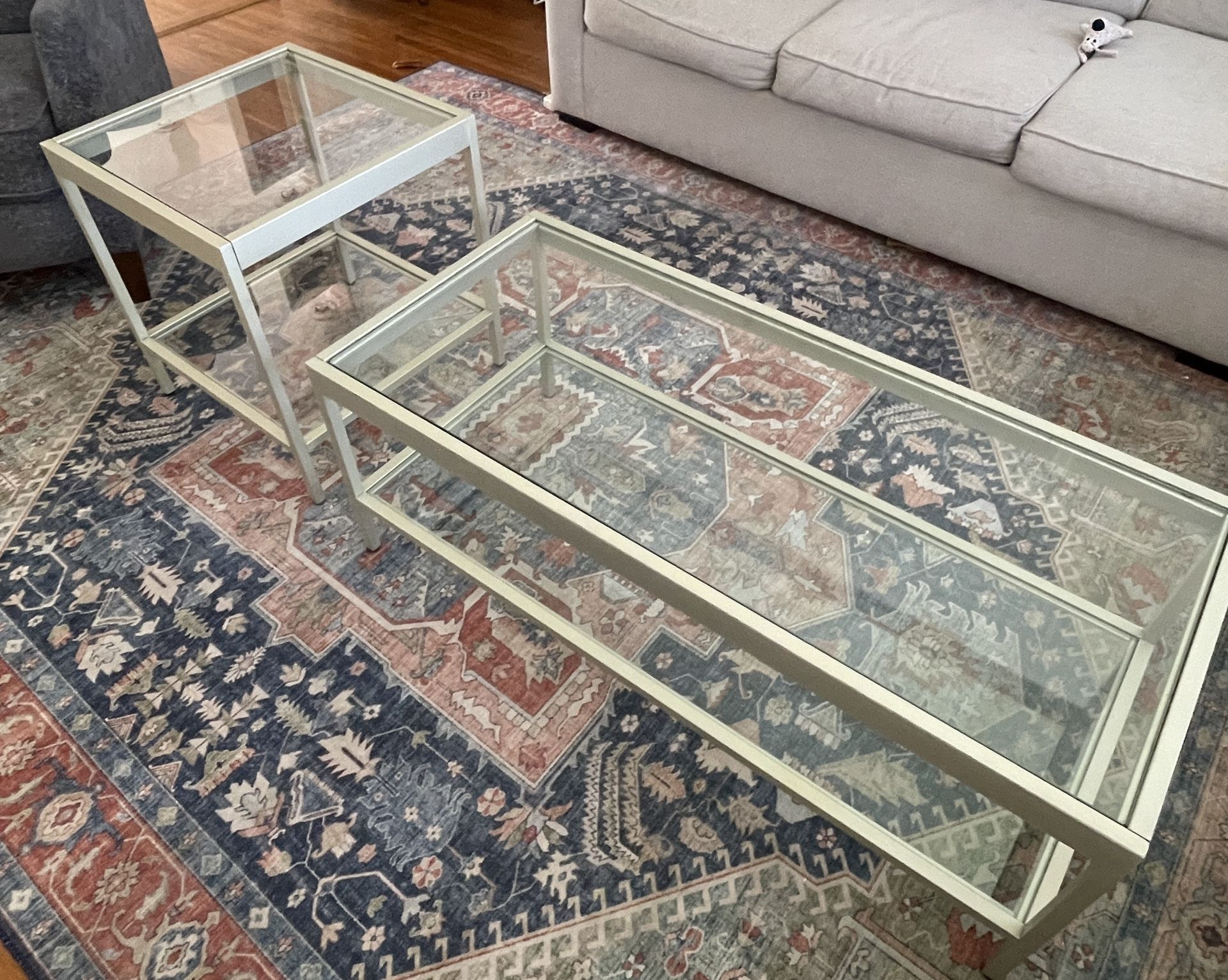 Glass Top Coffee & End Table
