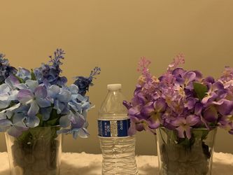 Handmade Hydrangeas Floral Arrangement With Glass Jars