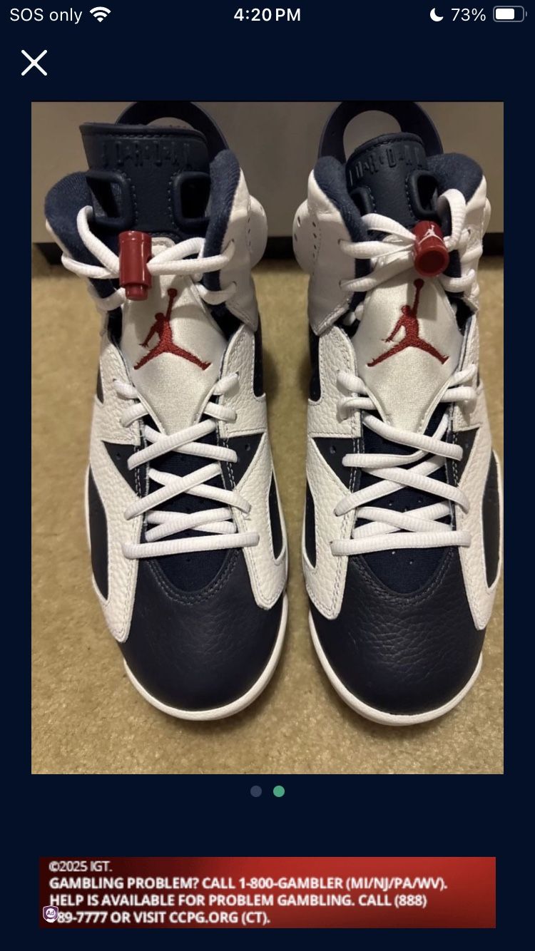 Jordan 6 Olympics 