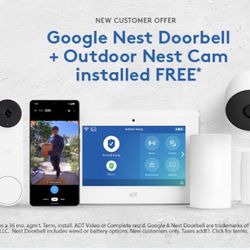 Zero Down! ADT home security. 