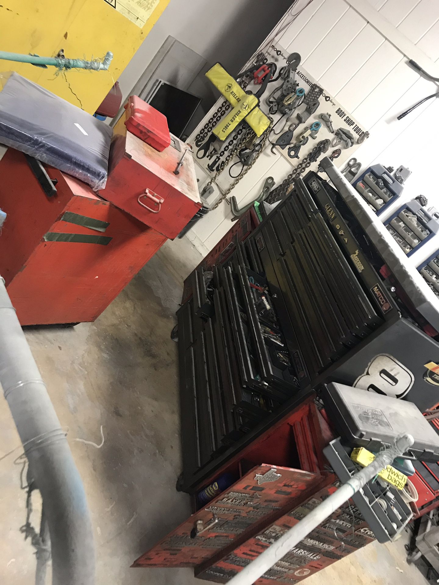 Mechanic tool box and tools