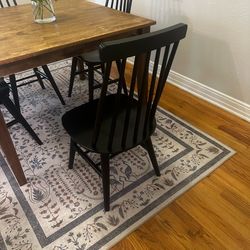 Set of 4 Black Chairs
