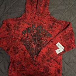 Spider Red Cano Hoodie Size S