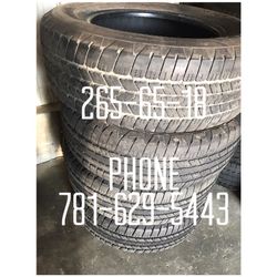 Used Tire For Sale 265/65/18 $250 All Four installed