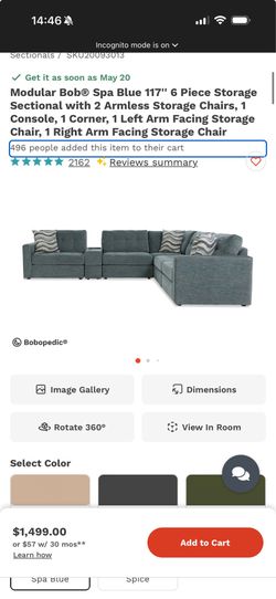 Detachable sectional couch