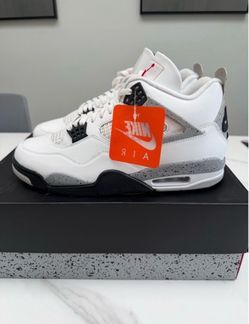 Air Jordan 4 White Cement Nike Air