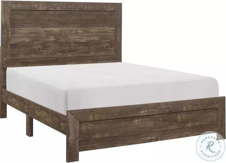 New Homelegance
Corbin Rustic Brown Queen Bed In A Box