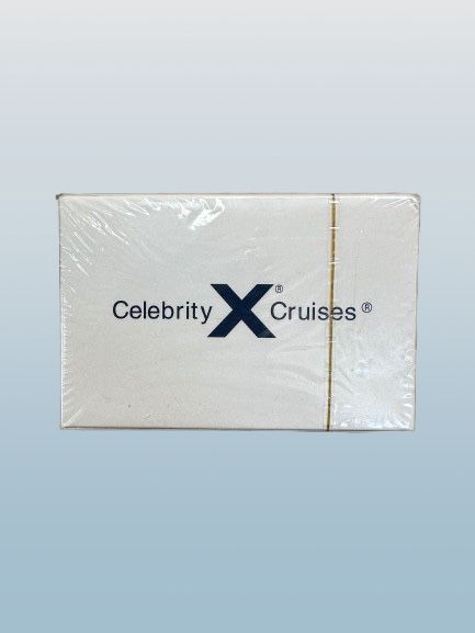 New Celebrity X Cruises Deck of Playing Cards in Package
