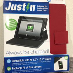 Justin rechargeable Power &case together