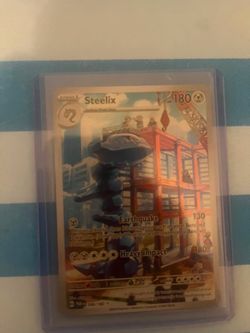 Pokémon TCG Steelix 208/182 Paradox Rift Illustration Rare Holo ENG near mint