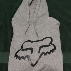 Fox Racing Hoodie Gray Size Large $5