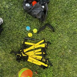 Exercise Equipment - Ladder, Parachute, Cones & Balls