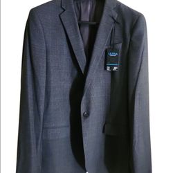 JF J Ferrar Ultra Comfort Slim Fit Suit Jacket 
Size 42 Long Dark Char Glen New With Tags!!
Originally $200
