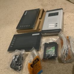 Wired Video Door Phone Visual Intercom Doorbell System with Camera Touch Screen Monitor IR Night Vision TFT Color LCD Display