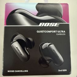 Bose Quietcomfort Ultra Earbuds Black 2nd Gen - Unopened New