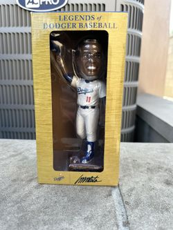 2023 Manny Mota Dodgers Bobblehead – Brand New, Never Opened!