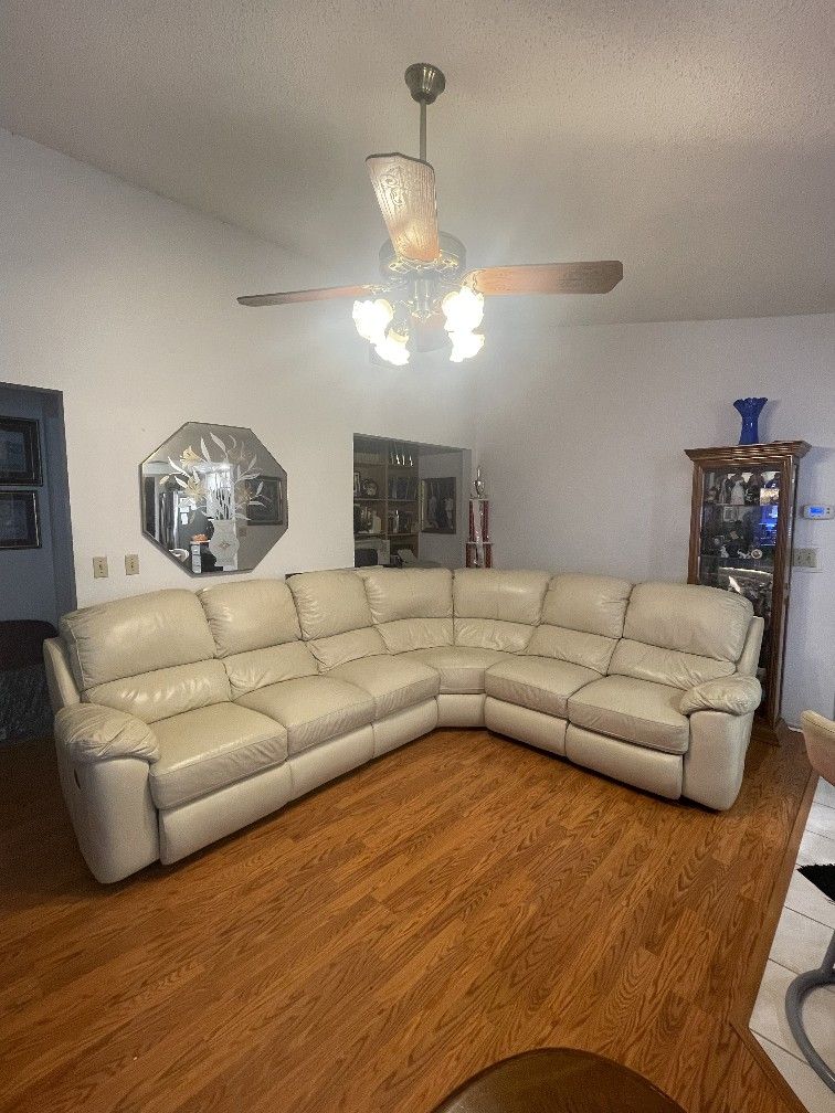 Cream Sectional 