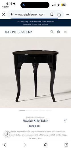 Ralph Lauren side tables