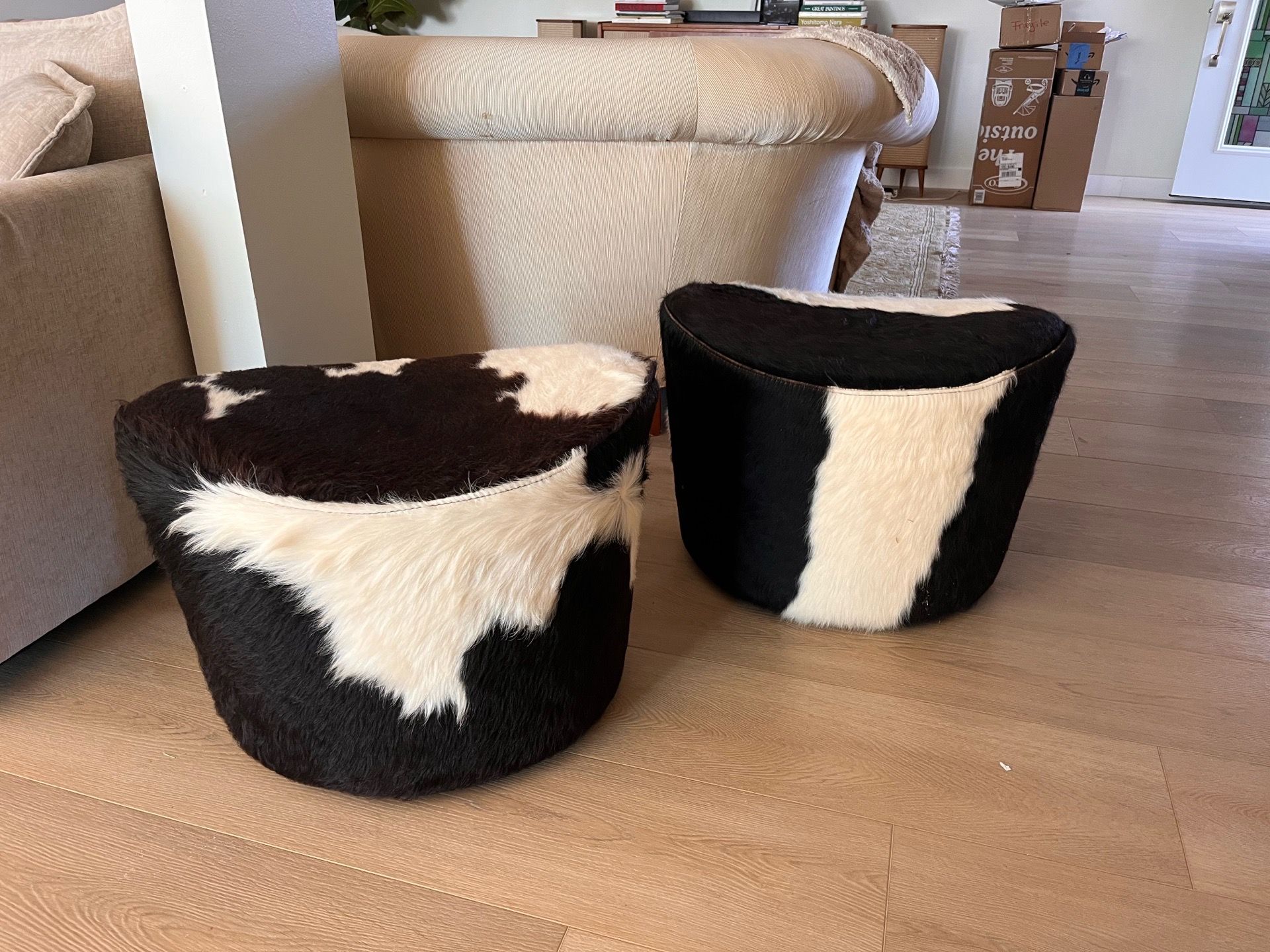 Cowhide Stools