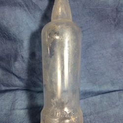 Antique 5 oz Glass Bottle 
