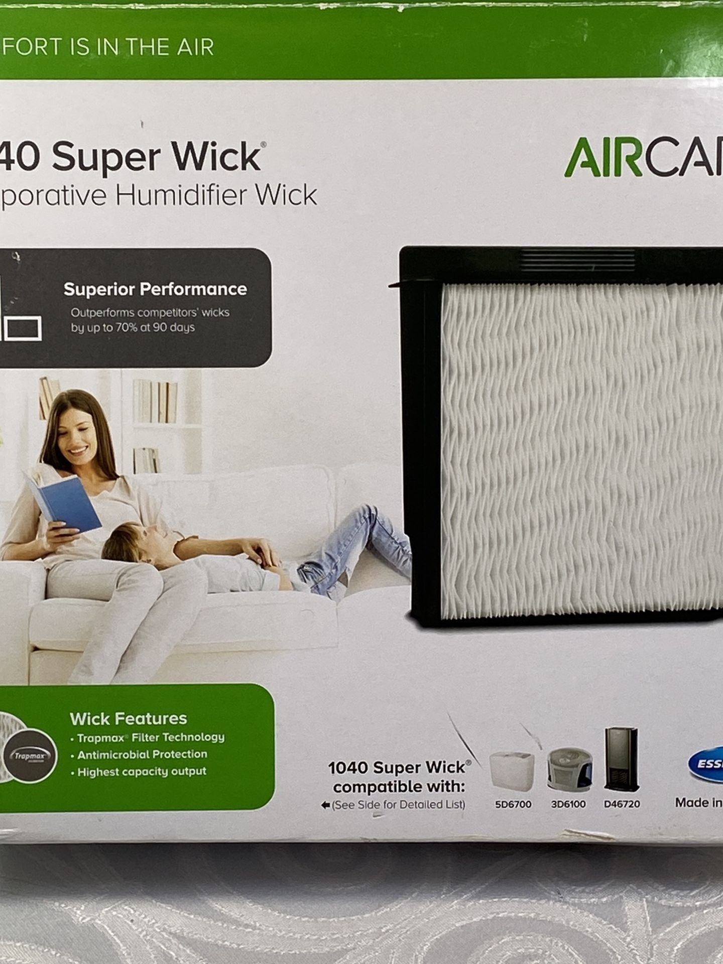 NIB 2-Pack AirCare 1040 Super Wick For Humidifier