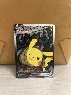 Non TCG Pokemon Pikachu Vmax Fan Art Card