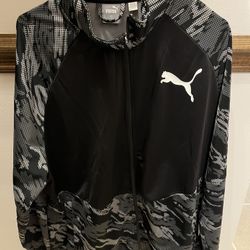 New Puma XXL Mens Jacket Black/camo 