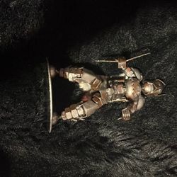 Hand Welded Metal Art Sculpture Inspired By A Popular Character Known As Batman