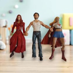 Supergirl JEAN GREY ( Wolverine Loose Foot) Action Figures