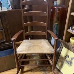 Vintage Rush Rocking Chair 