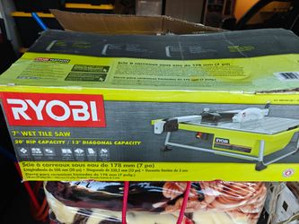 Ryobi tile saw