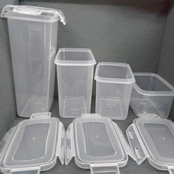 Set de contenedores y tapaderas 10 piezas