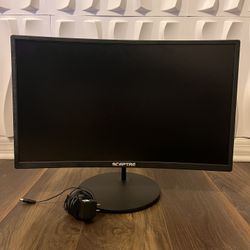 Like New - Sceptre Curved 24-inch Gaming Monitor 1080p 