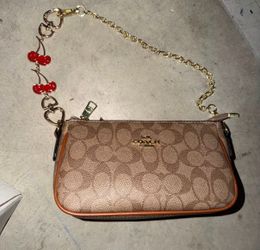 Brown coach purse