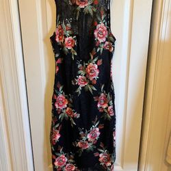 Calvin Klein  Embroidery Dress