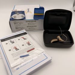 Starkey Muse i1000 RIC 312 Hearing Aids Pair L/R – Bronze – Complete Kit