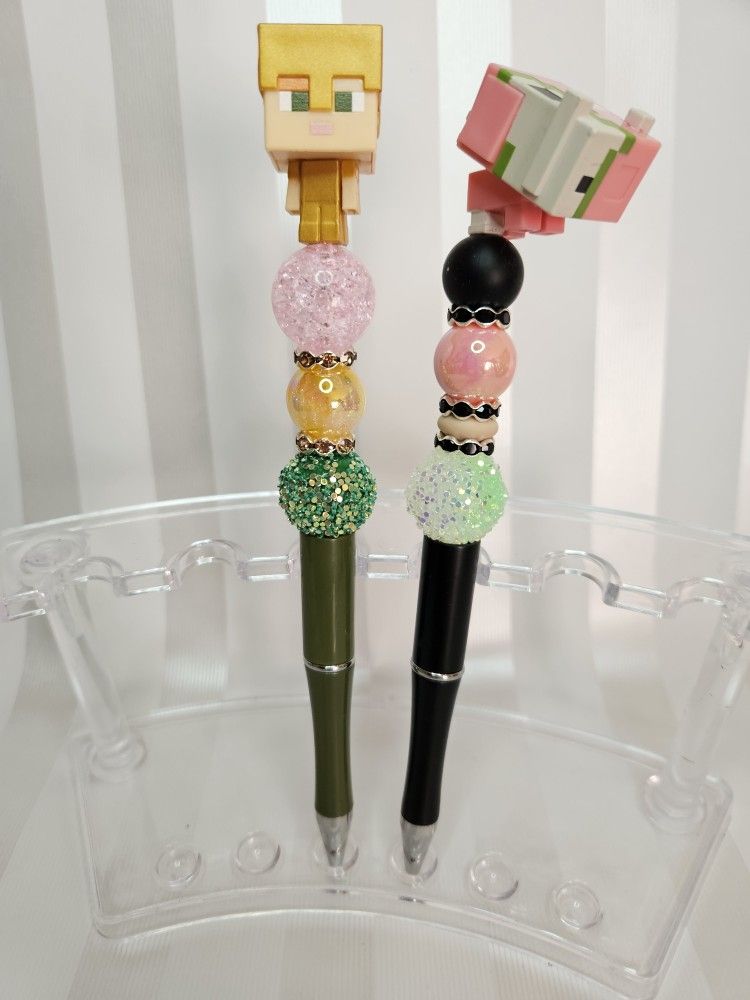 MINECRAFT beaded Pens