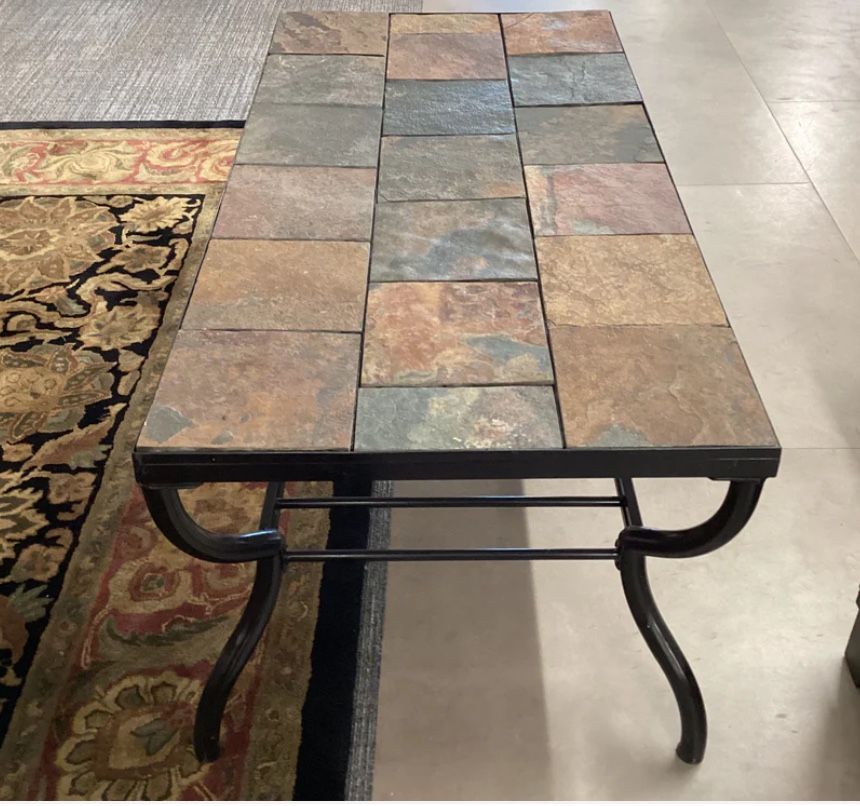 Multi Tile Stone Coffee table And End Tables
