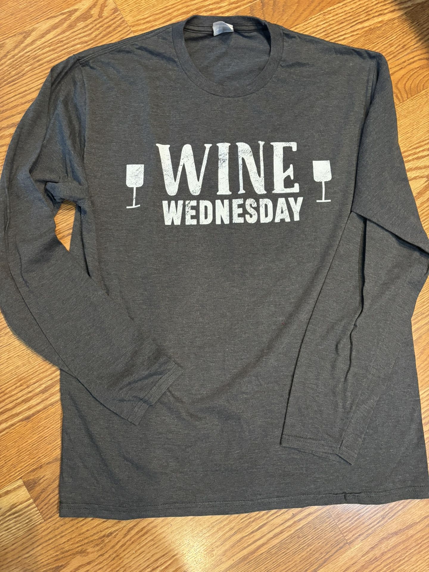 Women’s Wine Wednesday Long Sleeve Shirt. Large