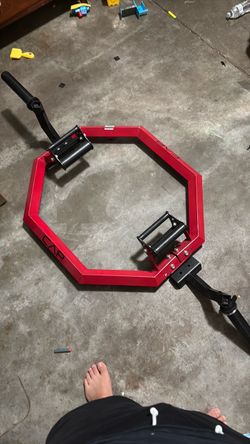 CAP Hex Trap Bar Red Deadlift Bar