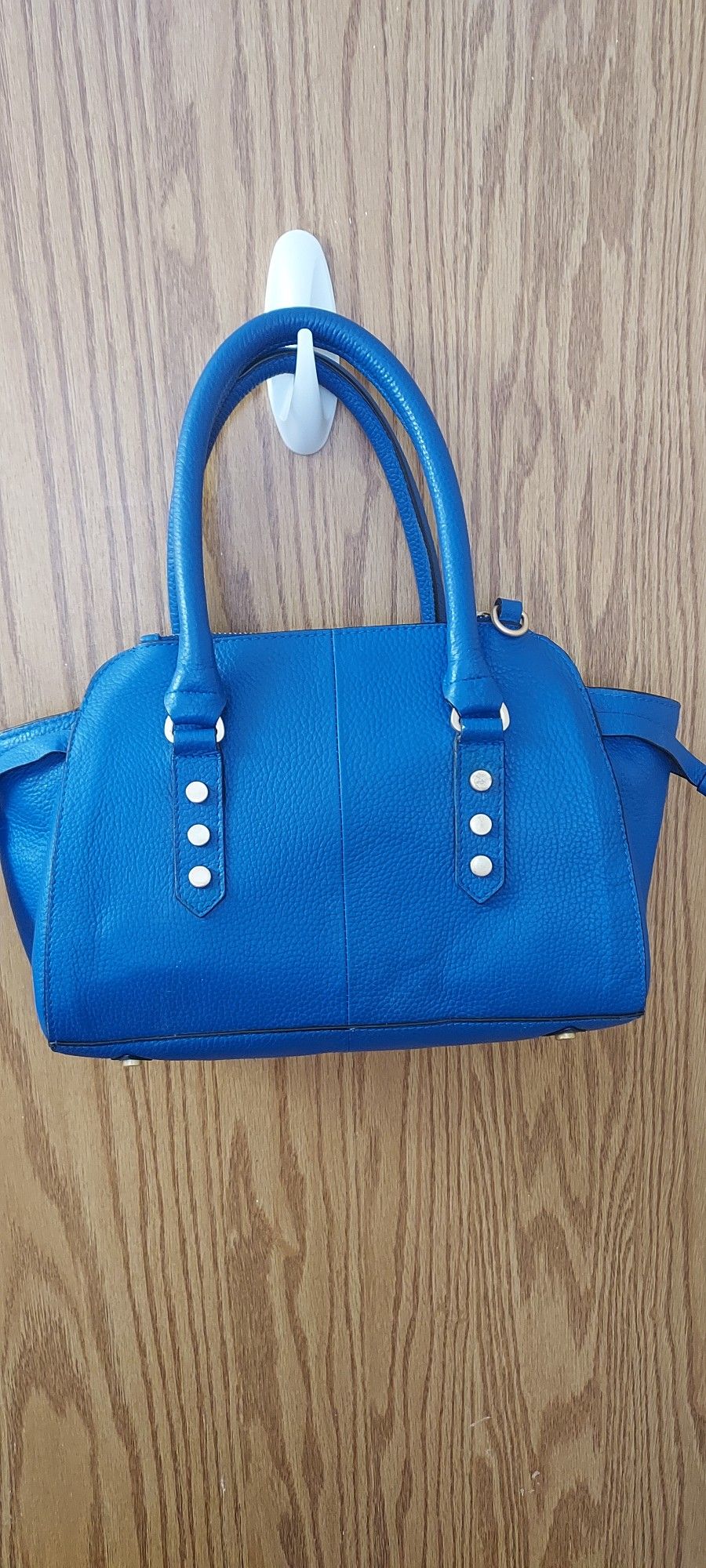 Lodis Leather Satchel - Cerulean Blue 