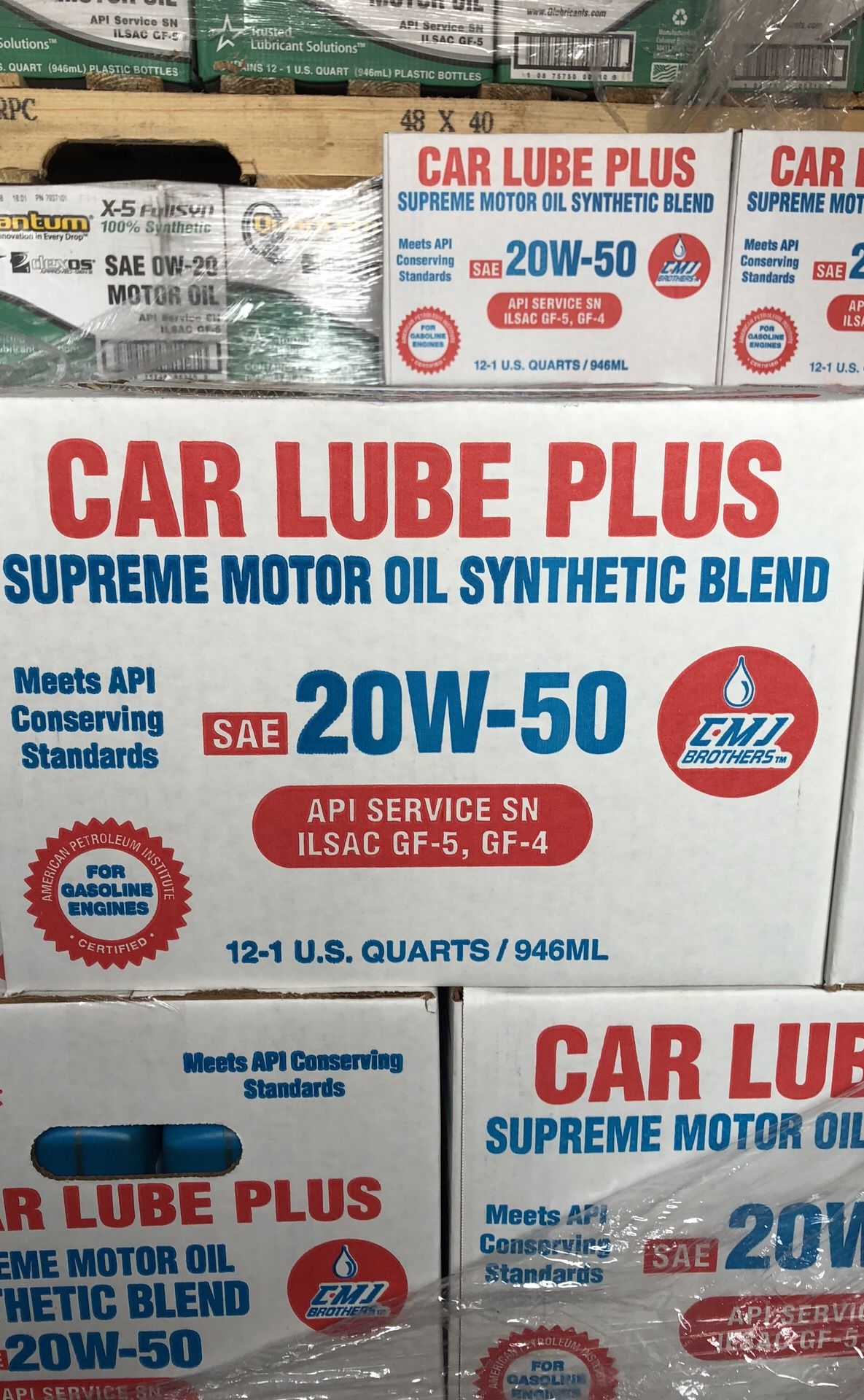 Car Lube Plus Supreme Synthetic Blend Motor Oil *ALL GRADES* for Sale in Los Angeles, CA OfferUp