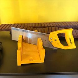 Saw with Miter Box