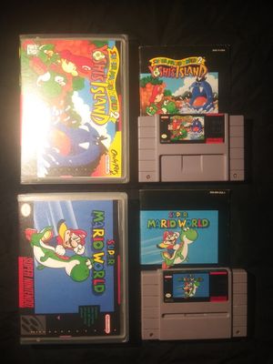 New And Used Super Nintendo For In Bradenton Fl Offerup Super Mario World 1 And 2 Snes Nintendo For In Saint Petersburg Fl